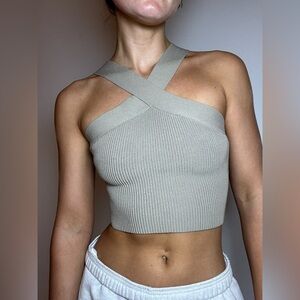 Babaton Criss-Cross Tank 🤎